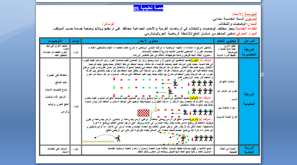 حصة تعليمية 05  للطور الثاني والثالث السنة الثالثة والرابعة والخامسة للاساتذة بن اوذينة الحاج علي/رسيوي العلمي 2024  P_3236ge8fx3