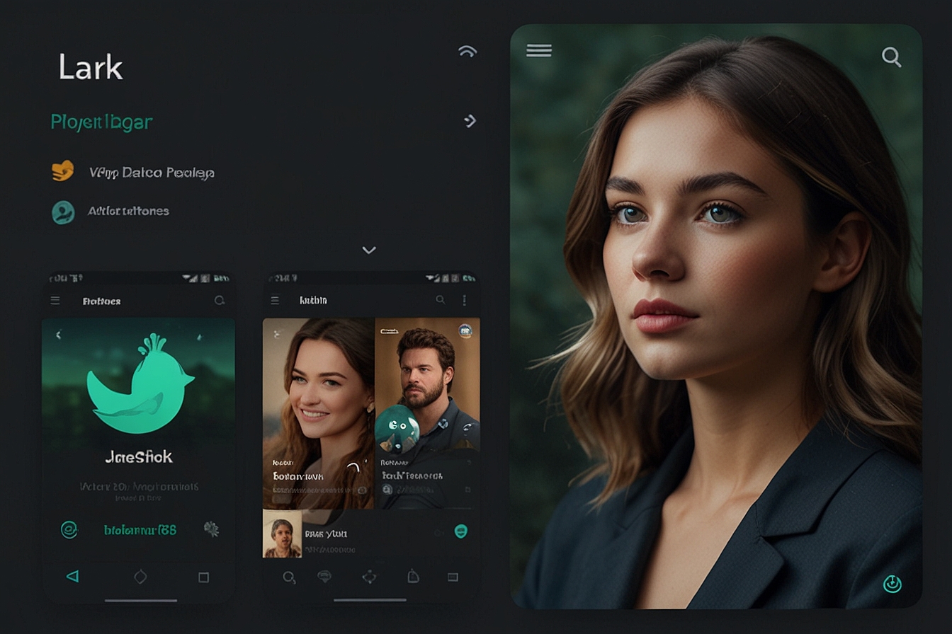 Lark Player video player interface showing advanced playback controls