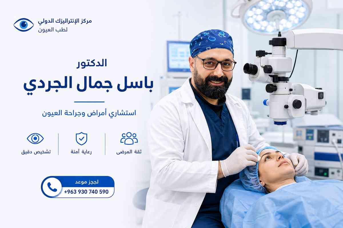 مركز الإنتراليزك الدولي لطب العيون دمشق المزة
